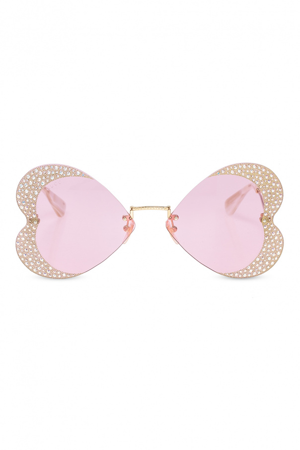 Doublet Pink 817 Blanc LNT Edition Decorated Flame Sunglasses